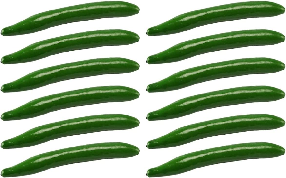 Toyvian Artificial Cucumber Foam Decor Model