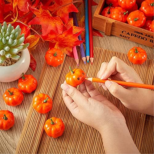 WILLBOND Artificial Mini Pumpkins 50 Piece Set