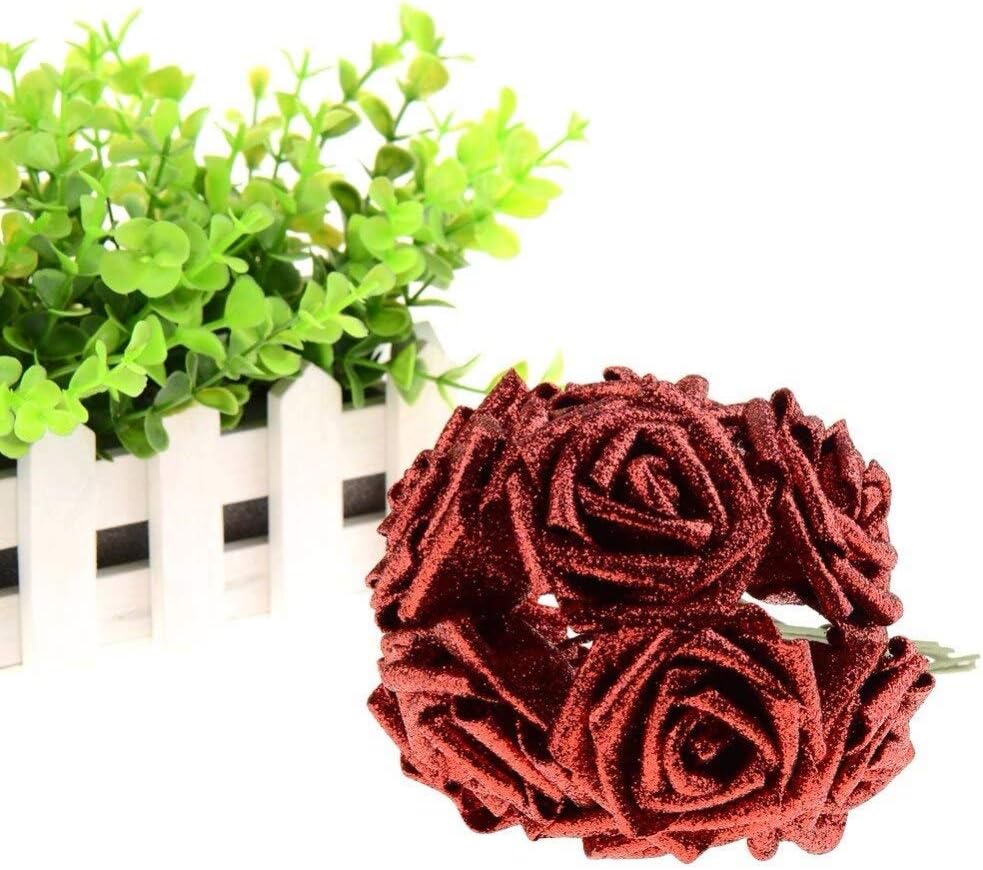 Silver Rose Artificial Flowers 10PCSLOT for Wedding Decor