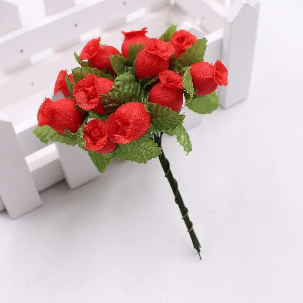 Silver Silk Rose Bouquet Artificial Flower Wedding Decoration