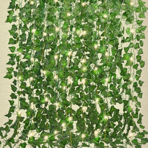 RECUTMS Artificial Ivy Vines 250 FT 36 Pack LED Light Garland