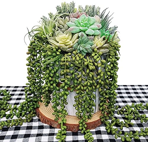 Supla 4 Pcs Artificial Hanging Succulent Decor