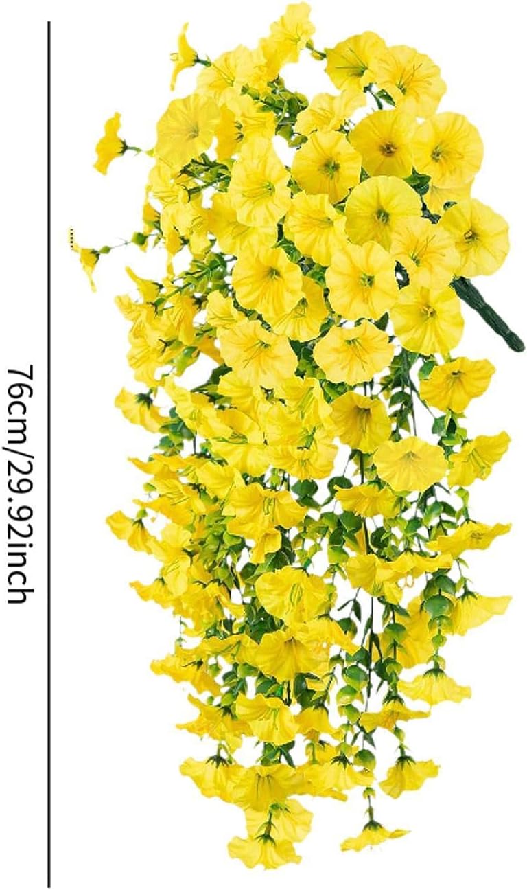 Tachiuwa Artificial Spring Teardrop Swag Wedding Decor Yellow