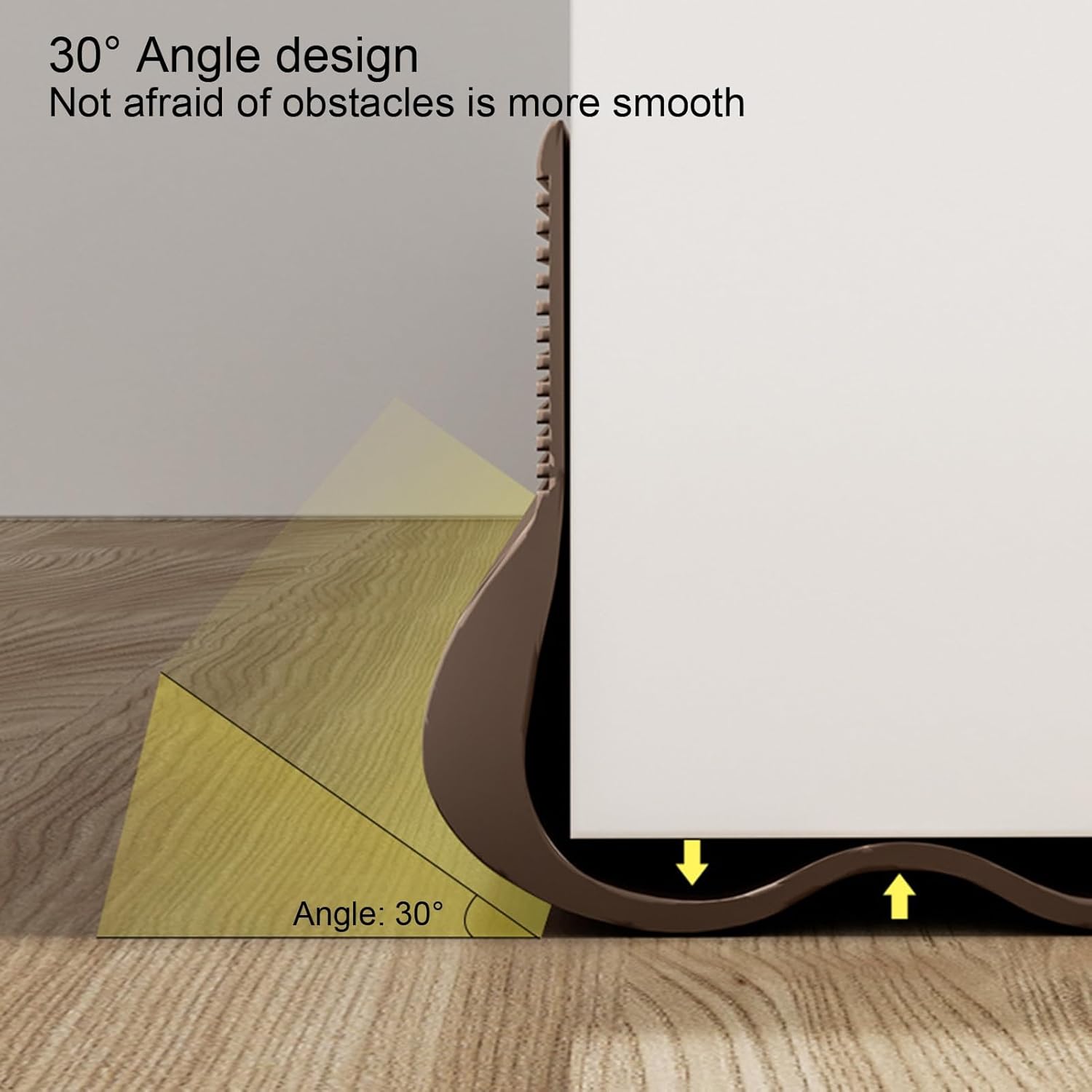 Papaba Door Seal PVC Weather Stripping Gap Filler