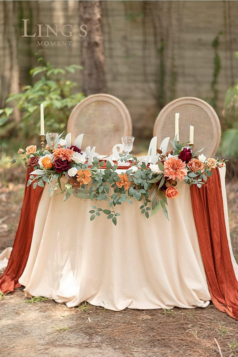 Lings Moment 2Pcs Terracotta Artificial Flower Garland