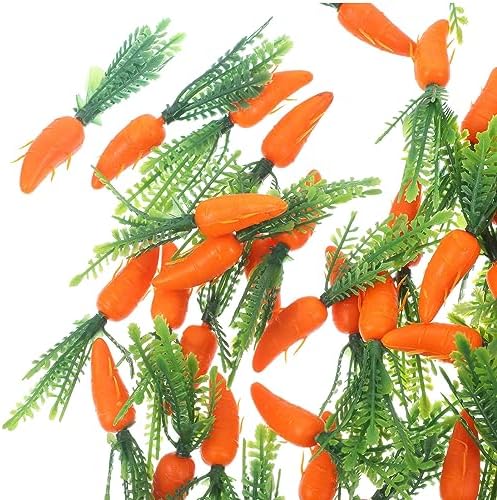 MAGICLULU Artificial Carrot Ornaments 180pcs