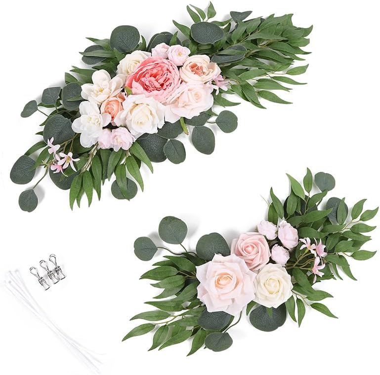 Hojudo Simulation Flower Wedding Welcome Sign Set