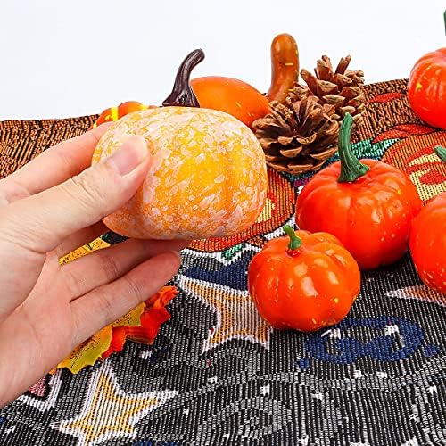 50 Piece Halloween Artificial Pumpkin Decor Set