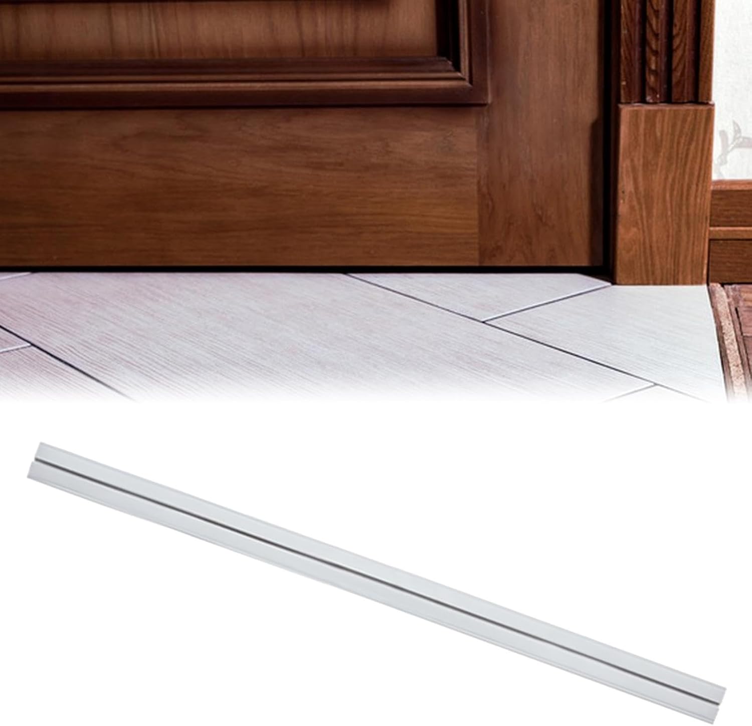 MagiDeal Door Bottom Seal Strip 100cm Brown
