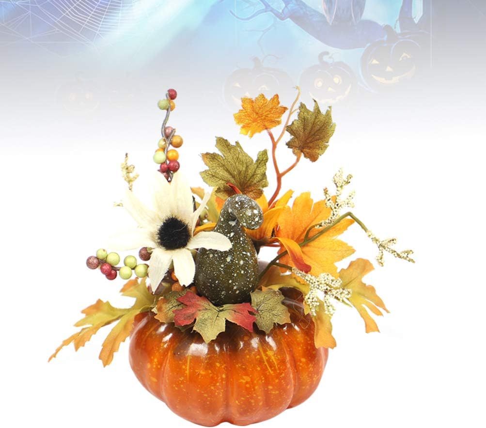PRETYZOOM 1pcs Paintable Pumpkin Indoor Autumn Decor