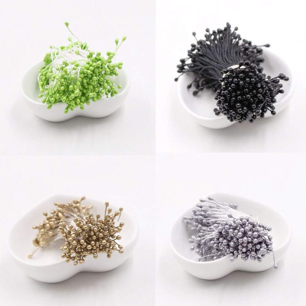 Silver Artificial Flower Stamen 600Pcs Lot for Decor