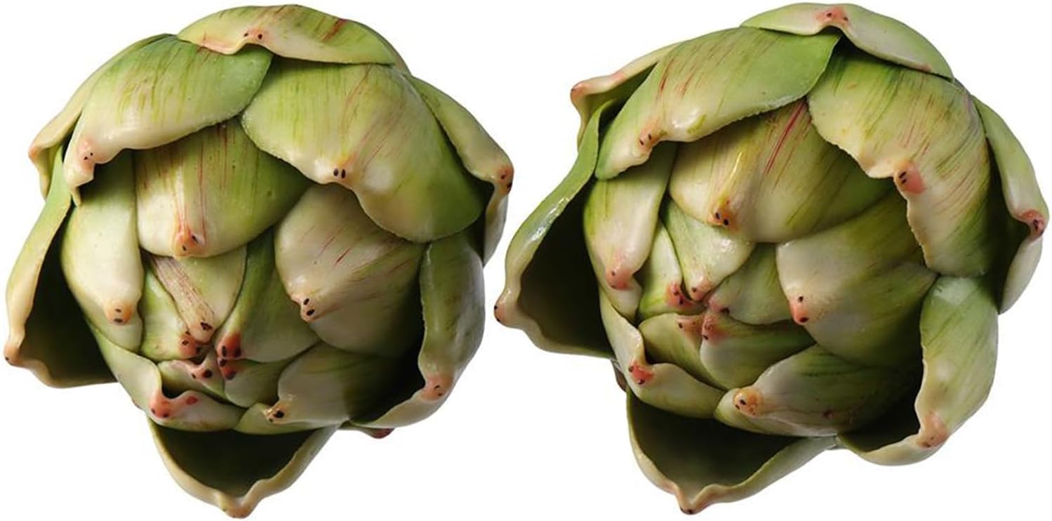 4Pcs Artificial Artichoke Vegetables for Home Decor