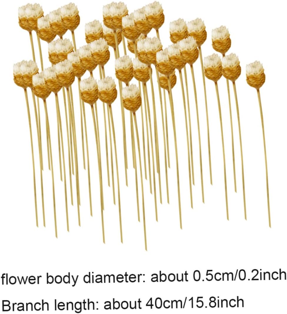 White Dried Daisy Bouquet Artificial Flowers for Home Decoration