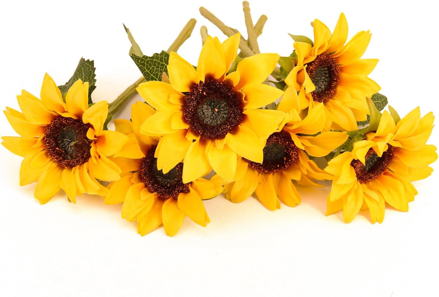 6PCS Artificial Sunflowers Bouquet Faux Flowers for Decor