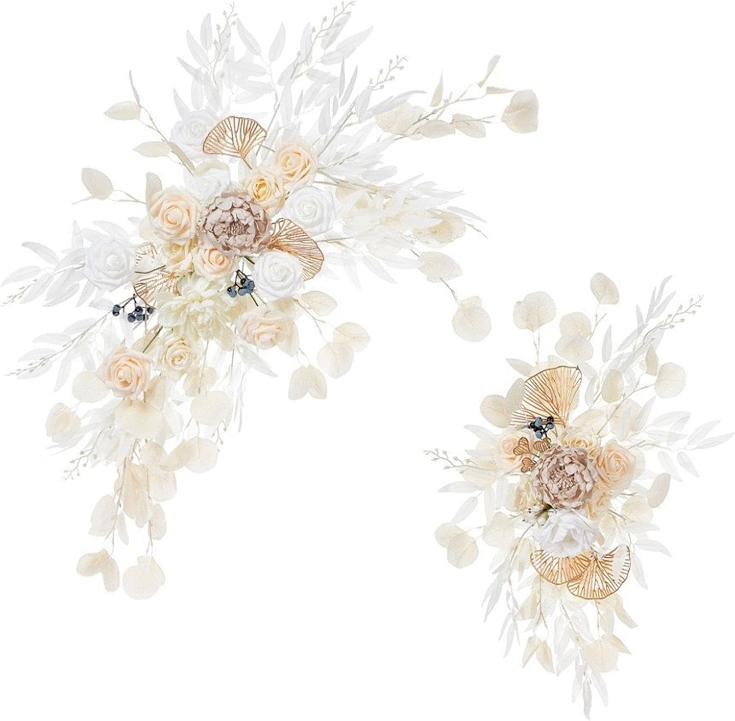 Amagogo 2X Wedding Arch Artificial Flower Swag Decor