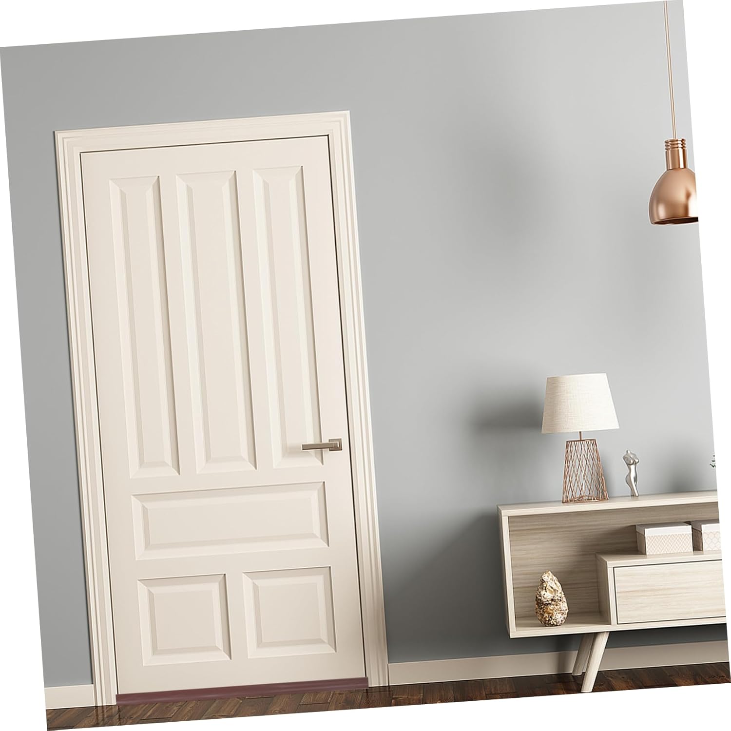 Wakauto Door Draft Stopper Sealing Strip for Noise and Weatherproofing