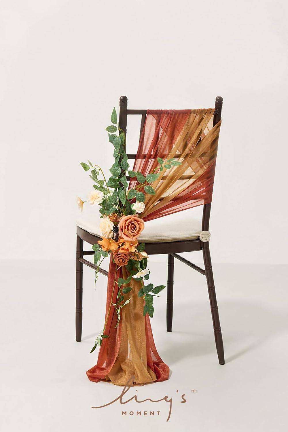 Lings Moment 8pcs Fall Wedding Chair Decorations