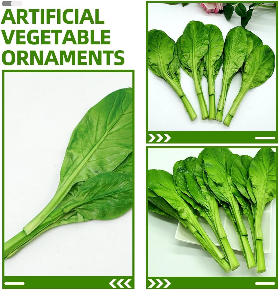 LOGOFUN Artificial Vegetable Display Prop Green