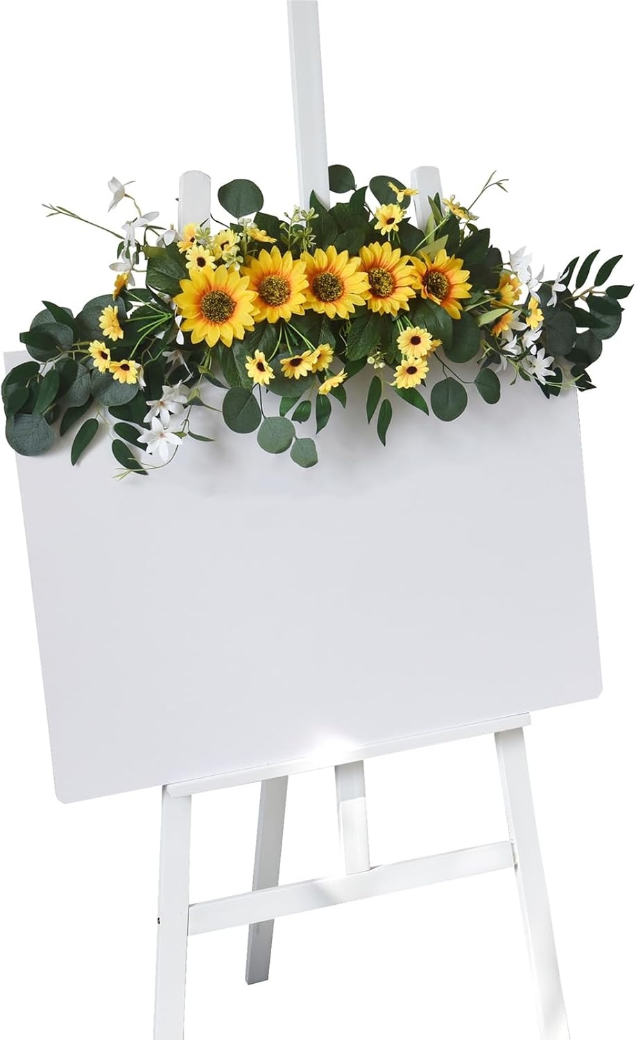 MSUIINT 30 Inch Artificial Wedding Arch Flowers
