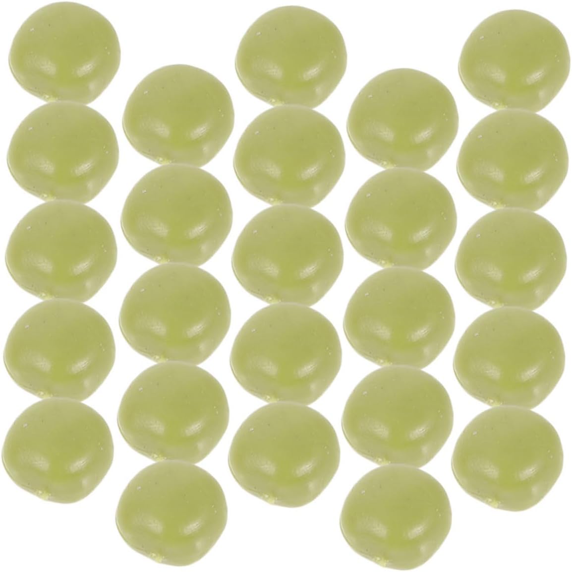 PRETYZOOM 50pcs Lifelike Fake Plastic Peas Decor Prop