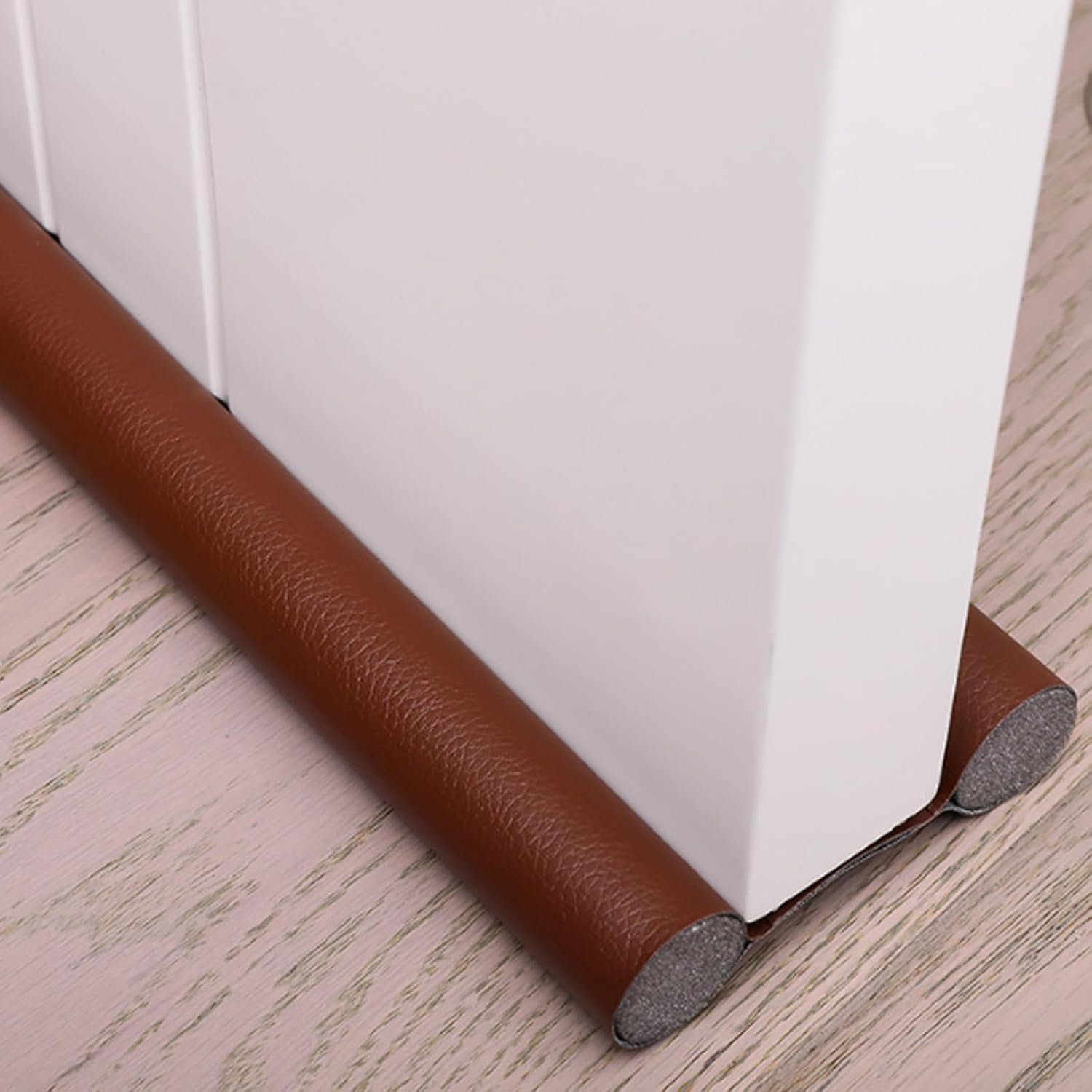 Adjustable Under Door Sound Blocker 36 in Brown