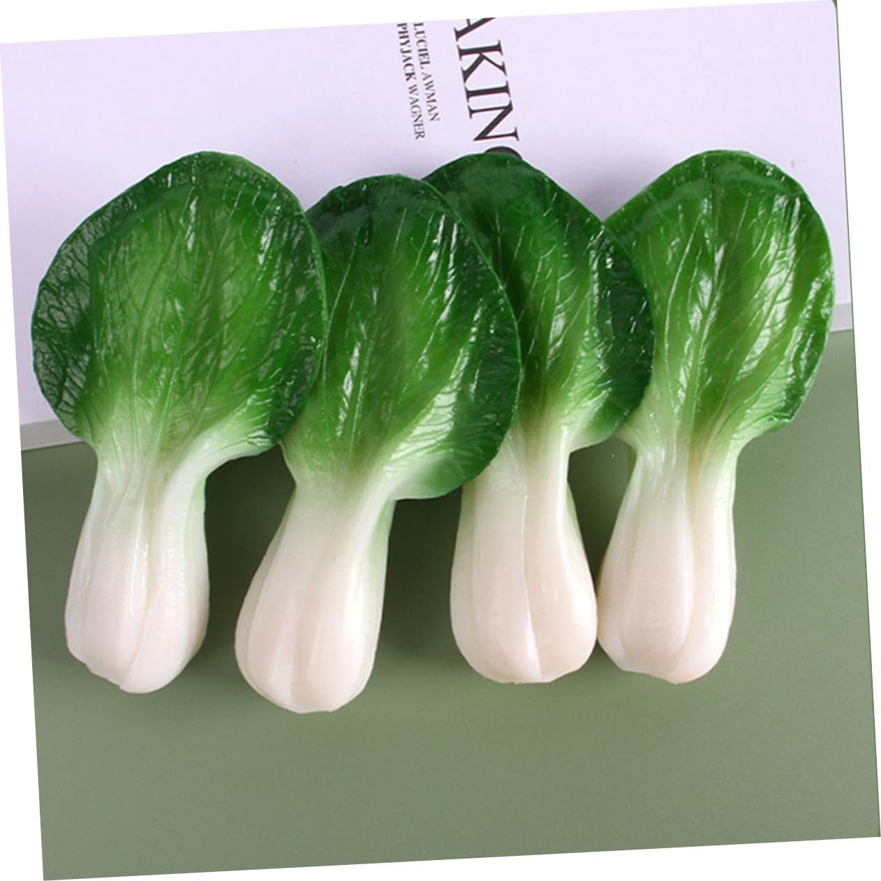 Happyyami 2pcs Artificial Chinese Cabbage Models Lifelike Display