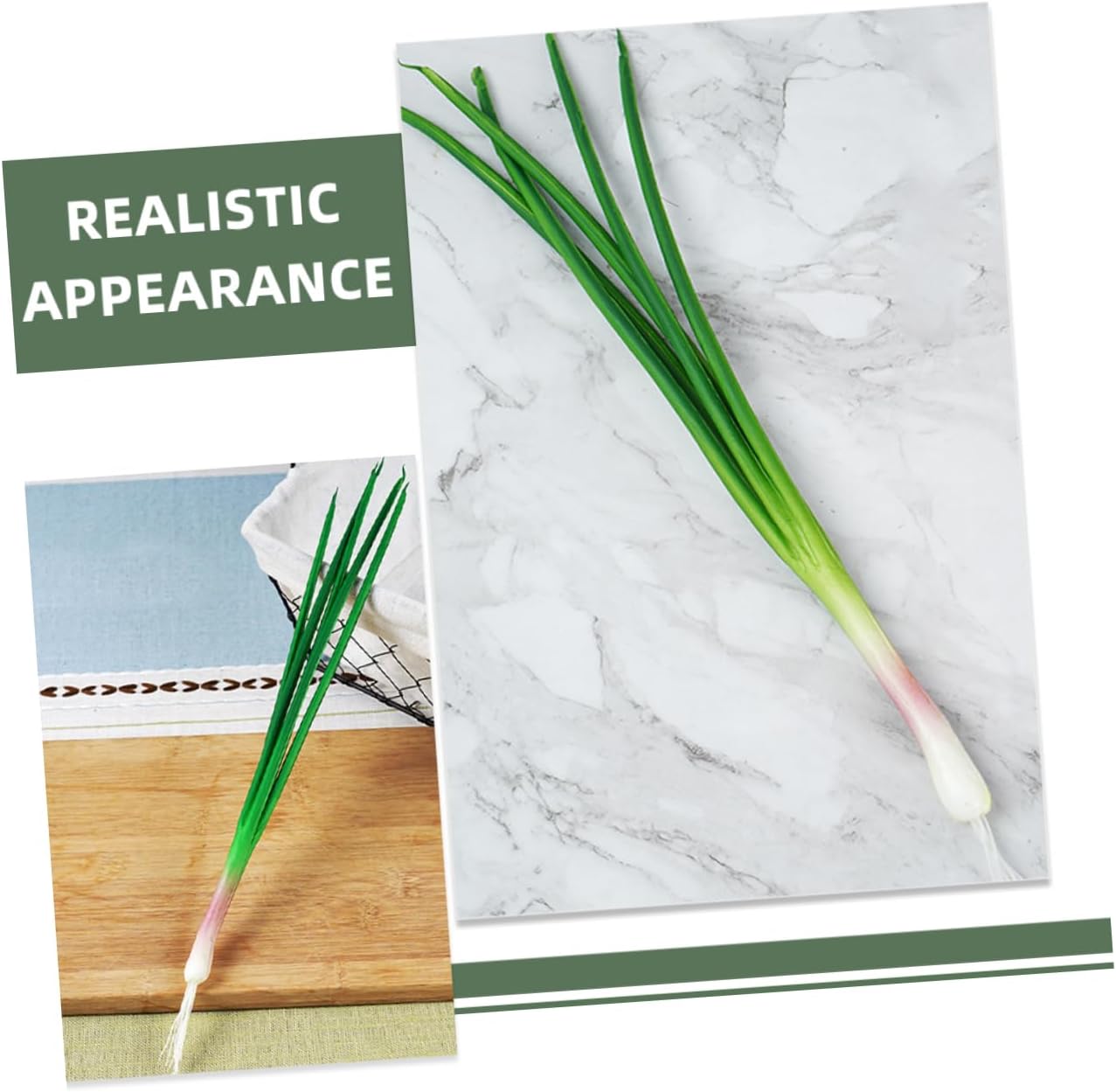 Artificial Green Onion Decor for Home and Kitchen