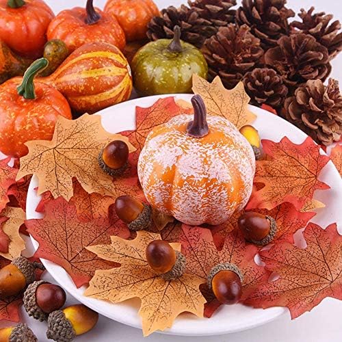 Ochine Artificial Mini Pumpkins Fall Decor Halloween Thanksgiving Party