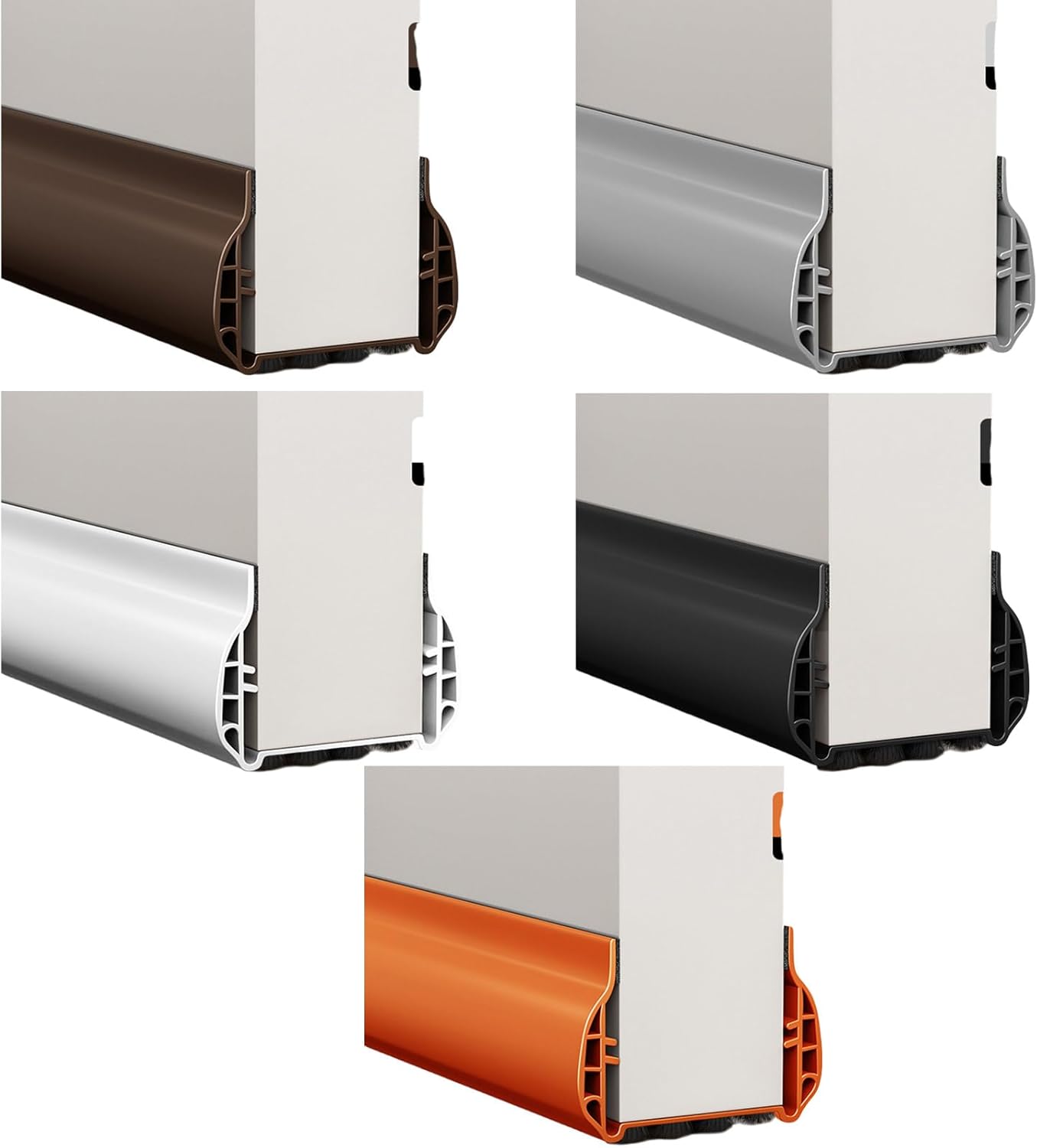 Door Draft Stopper Strips Soundproof Weather Stripping Seals