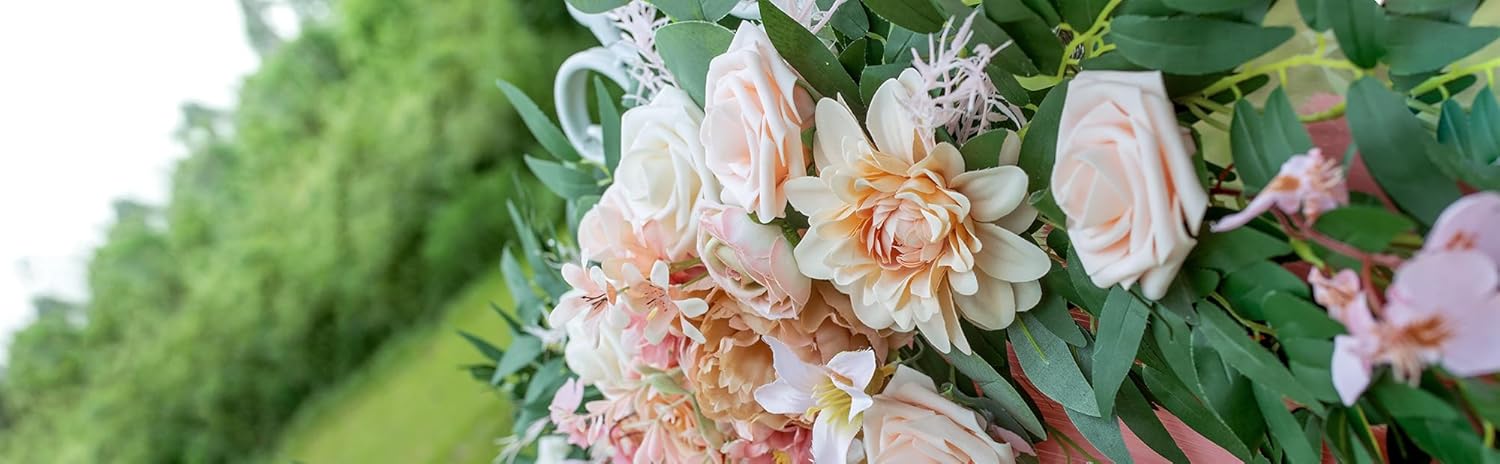 Boho Wedding Arch Flowers Artificial Decor - Pack of 2
