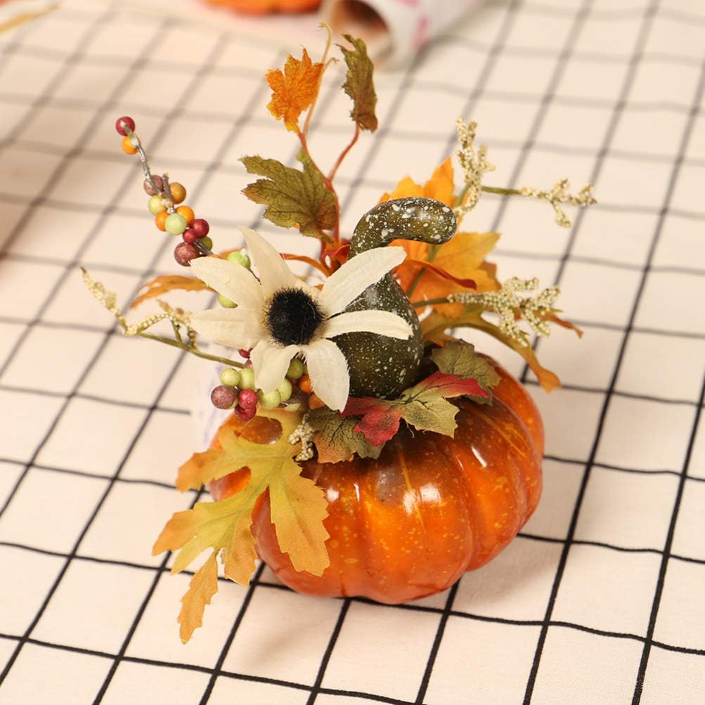 PRETYZOOM 1pcs Paintable Pumpkin Indoor Autumn Decor