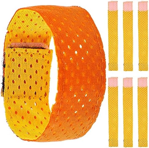 Sosoport 6pcs Elastic Cuff Straps for Sports Shirts