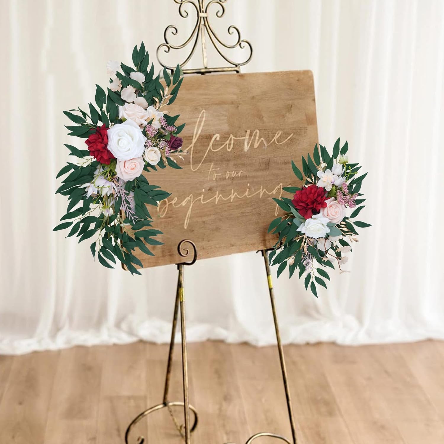 Zythrem Artificial Flower Swags Wedding Decor Arch