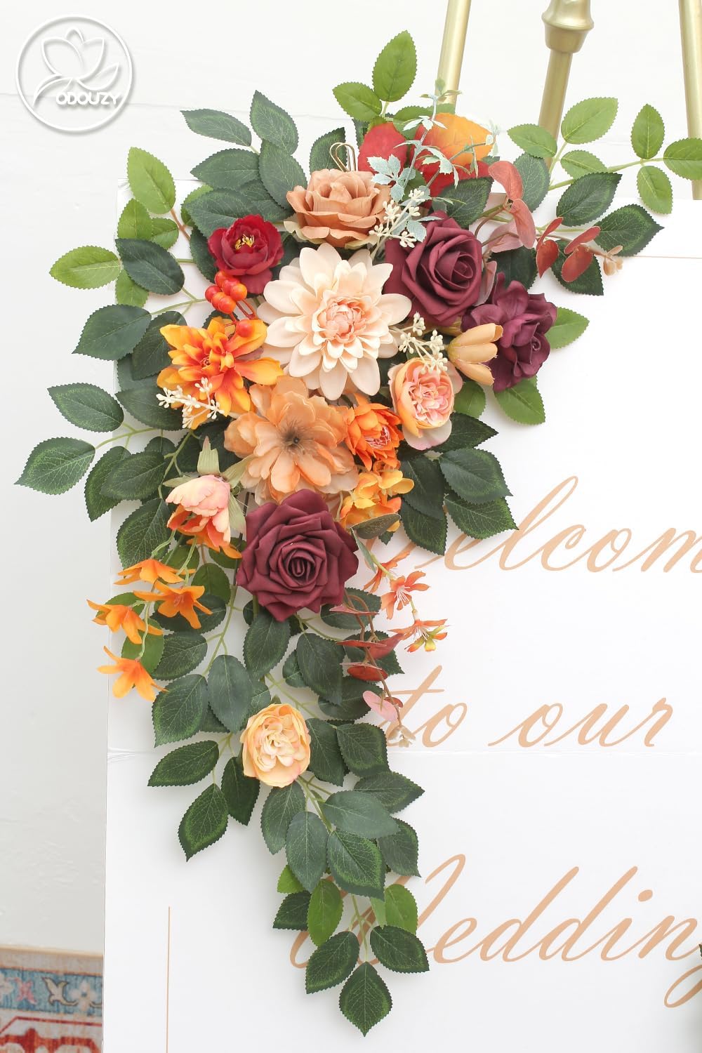 Pack of 2 Artificial Wedding Arch Flowers