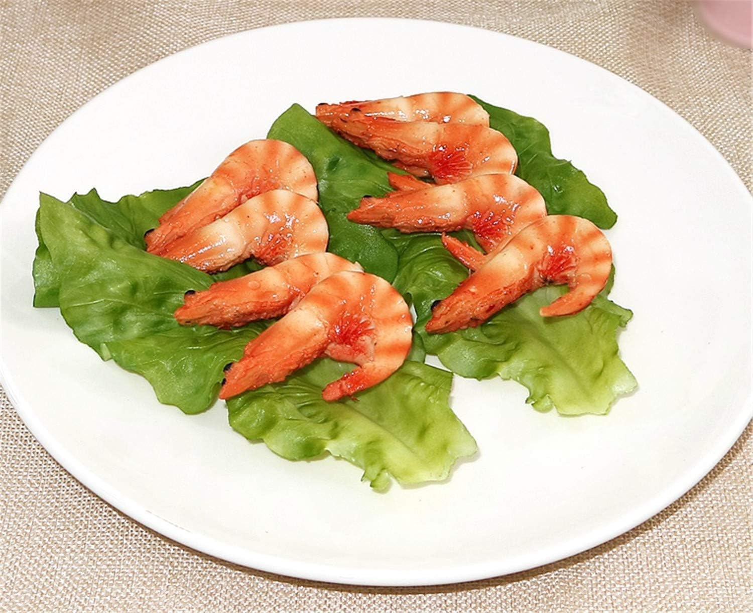 10Pcs Artificial Lettuce Leaves for Home Party Kitchen Decor