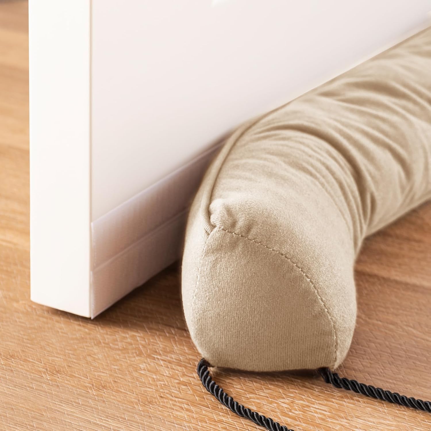 Sunolga 36 Inch Weighted Door Draft Stopper Beige