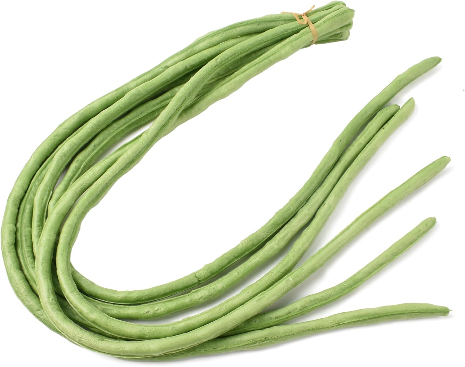 HUIANER Artificial Green Long Beans 6pcs Decor Display Props