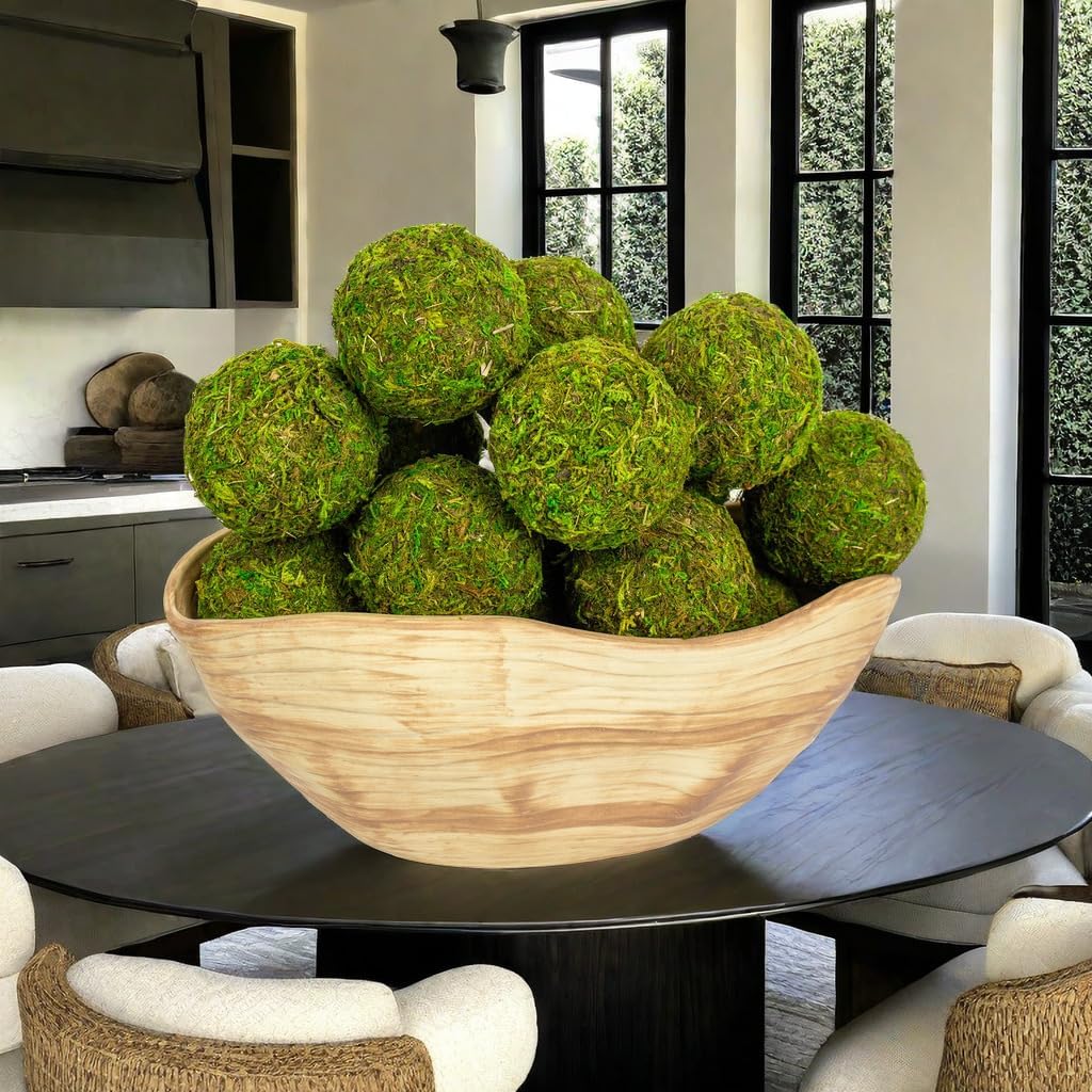6PCS Artificial Moss Balls for Home Decor and Events