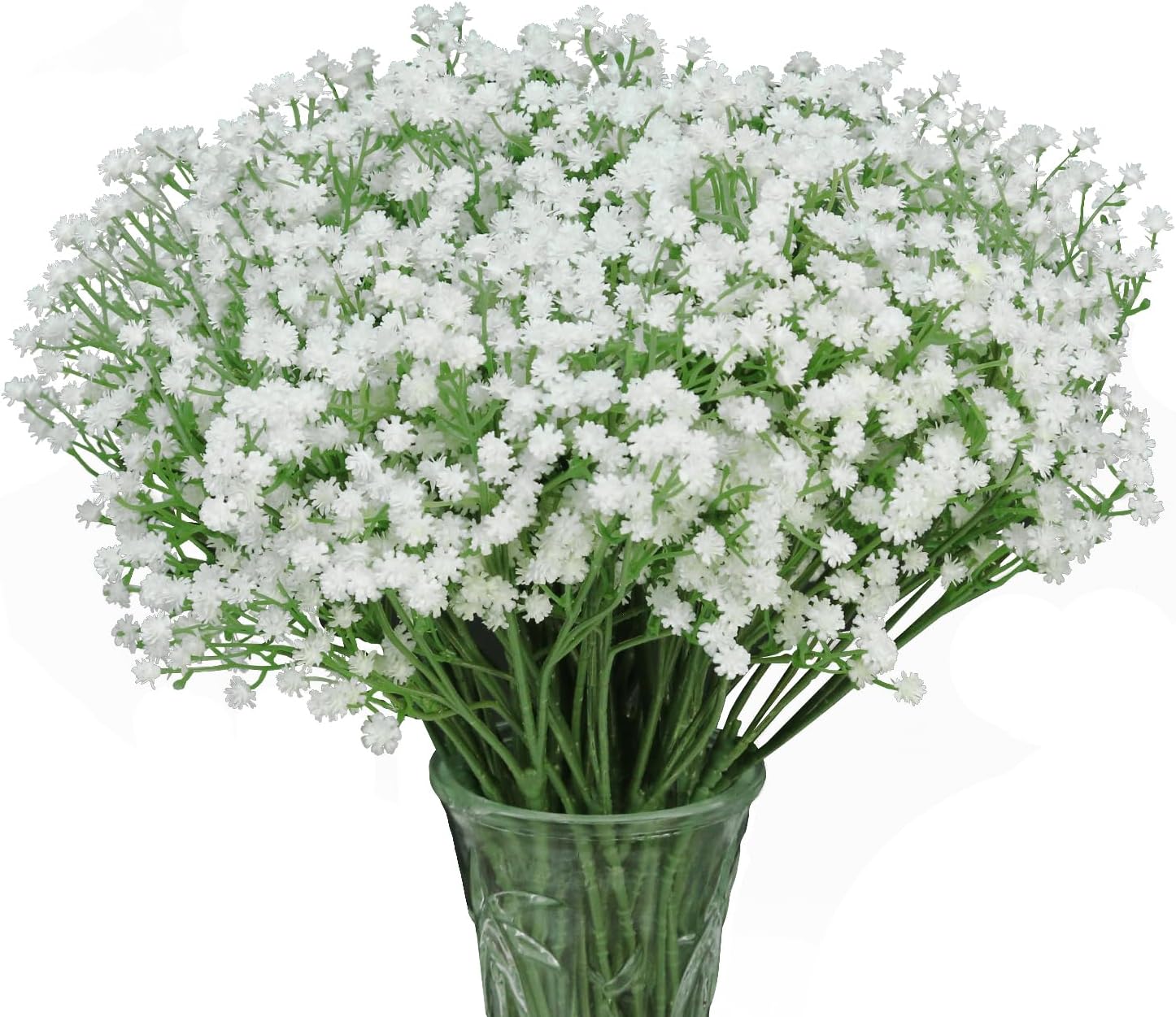 STSTECH Babys Breath Artificial Flowers 21 Inch Bouquet 12 pcs