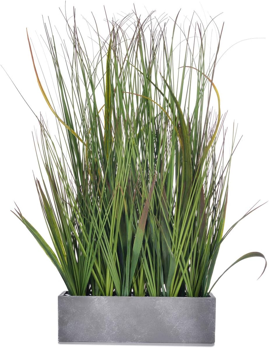 AlphaAcc 20 Inch Artificial Wheat Grass Plant in Pot