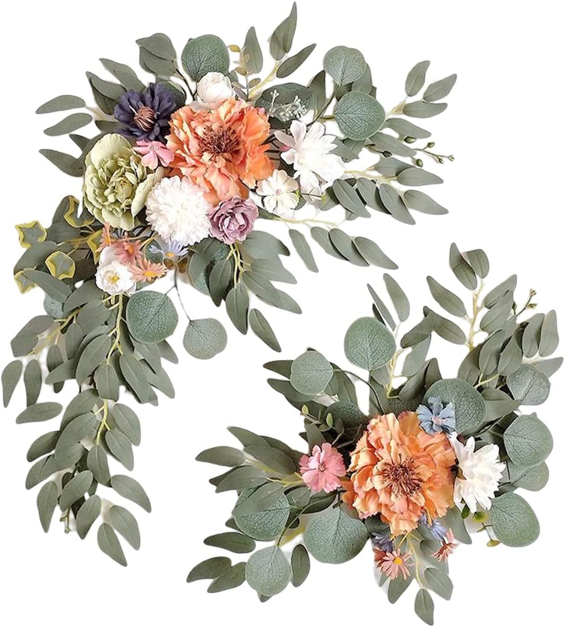 Belupai 2pcs Wedding Arch Flowers Decoration