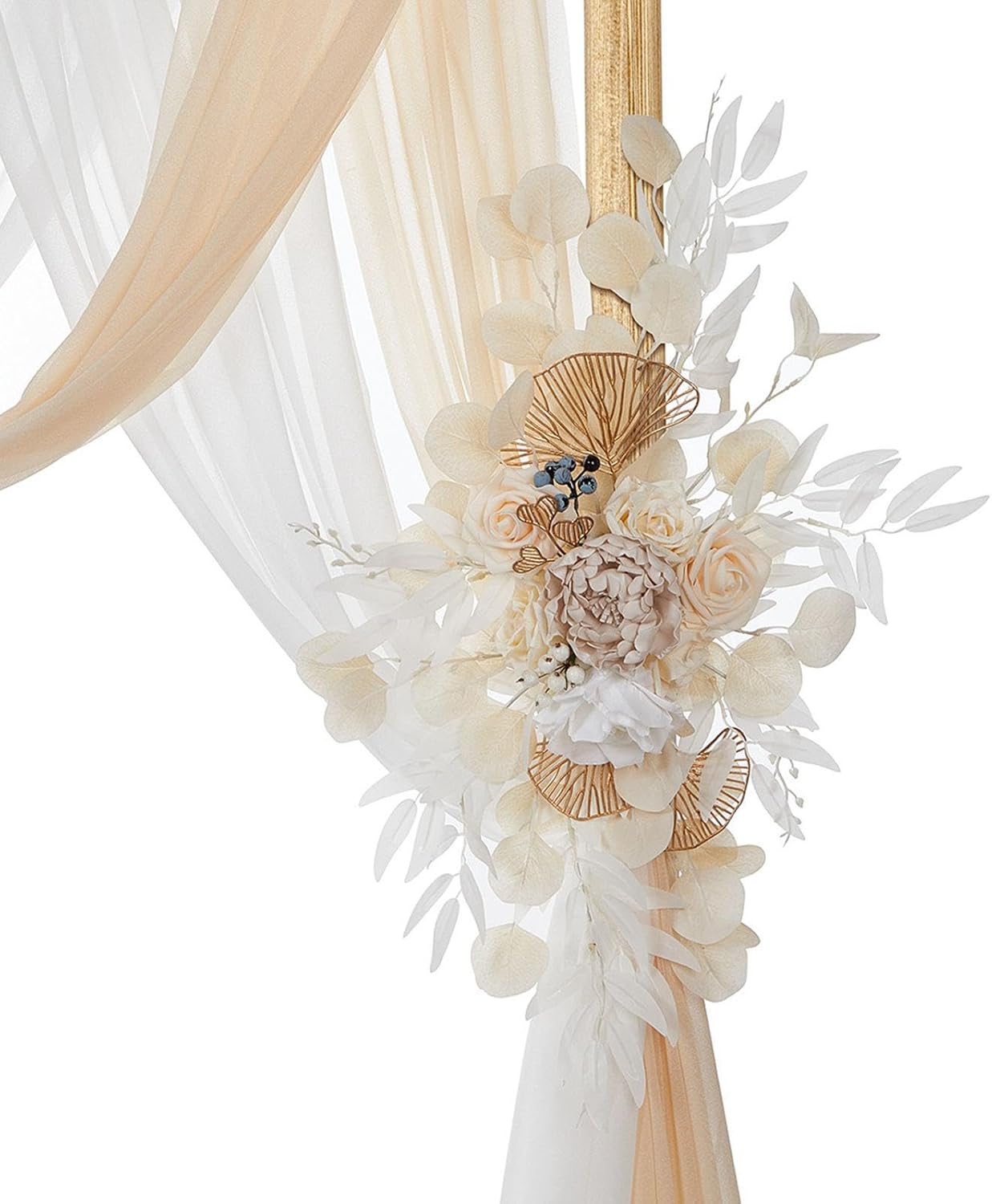 Amagogo 2X Wedding Arch Artificial Flower Swag Decor