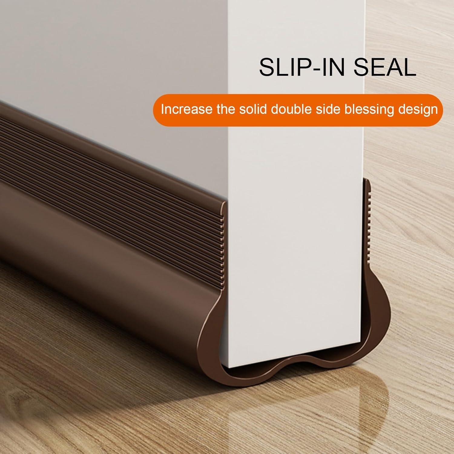 Papaba Door Seal PVC Weather Stripping Gap Filler