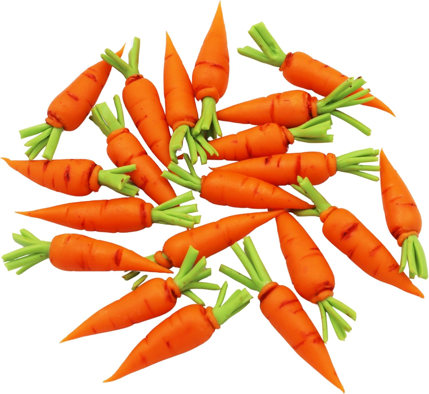 DIY 20 Pcs Artificial Mini Carrots 16 Scale
