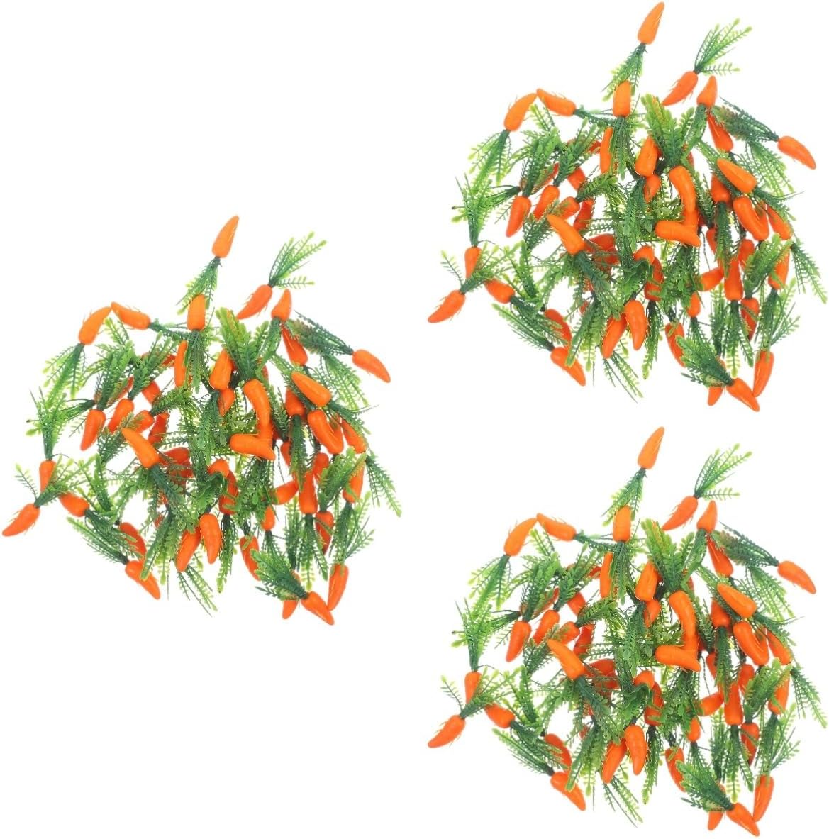 GLEAVI 180pcs Artificial Carrots for Decorations
