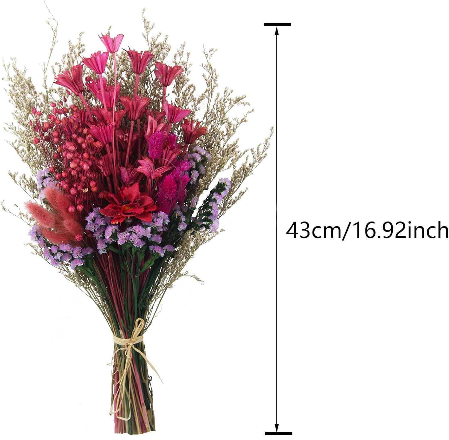CISDUEO Dried Flower Bouquet for Wedding and Home Decor