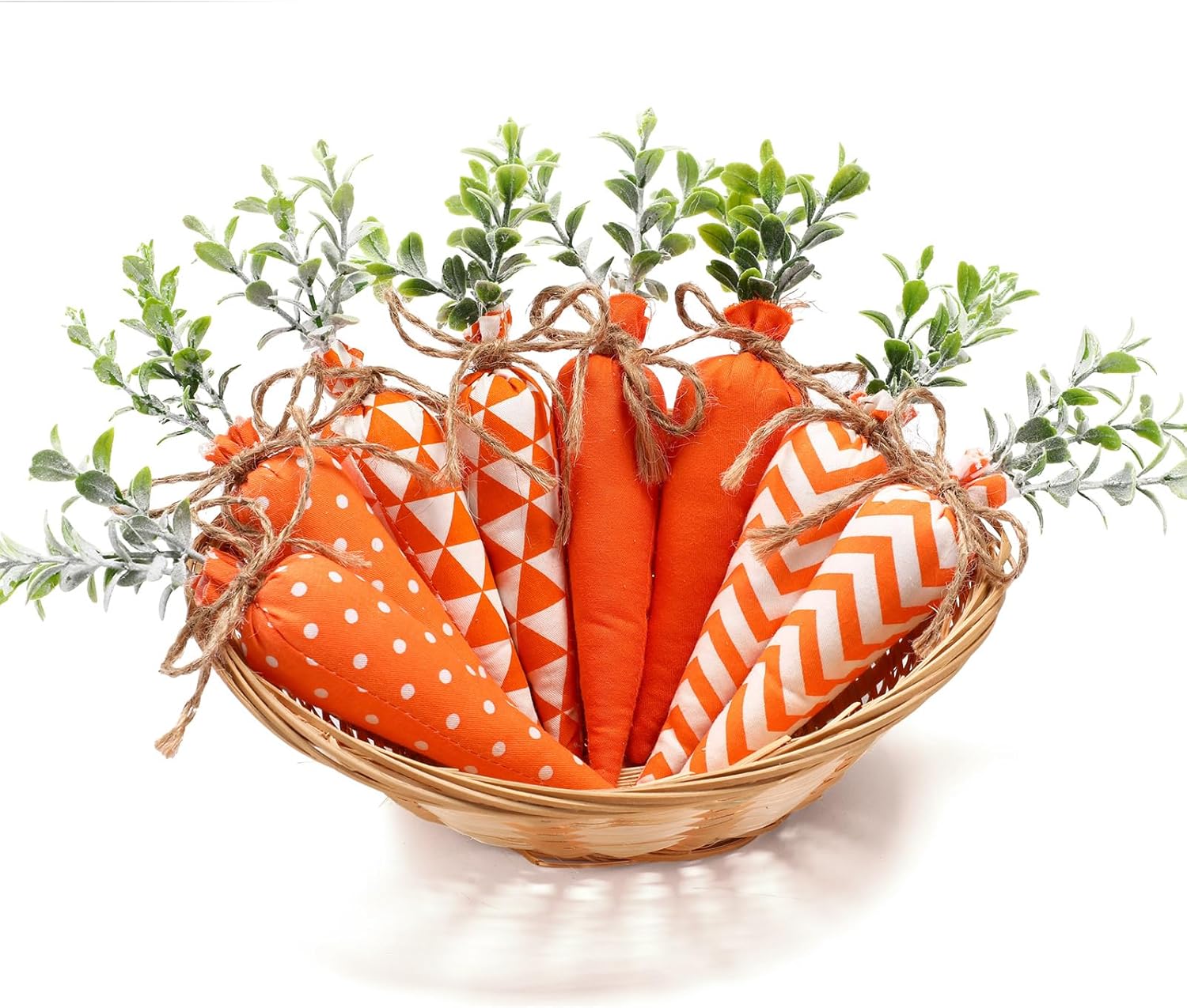 Skylety 8 Pcs Bright Easter Carrot Decorations