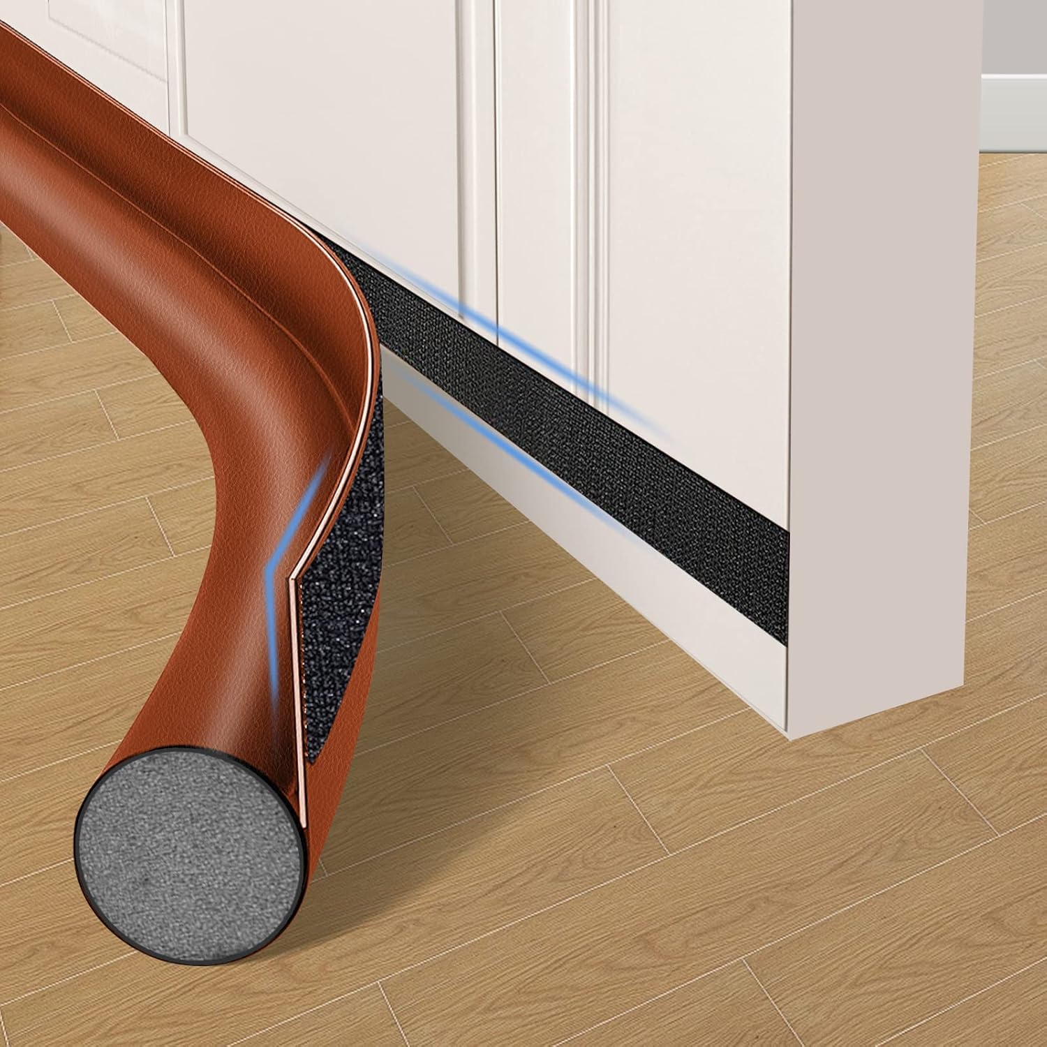 GWSNIO Under Door Draft Stopper 37 Inch Adjustable