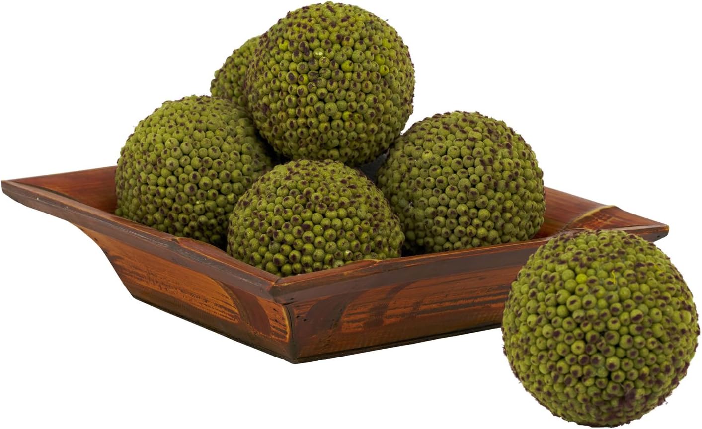 Nearly Natural 4in Berry Ball Set of 6