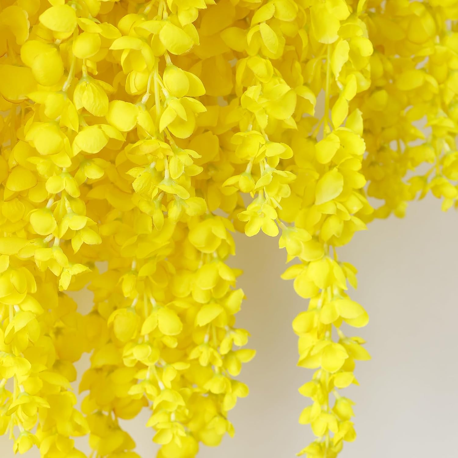 Mizii 6Pcs Yellow Wisteria Artificial Garland Flowers